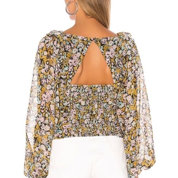 🆕Free People Mabel Printed Blouse - Picture 5 of 13